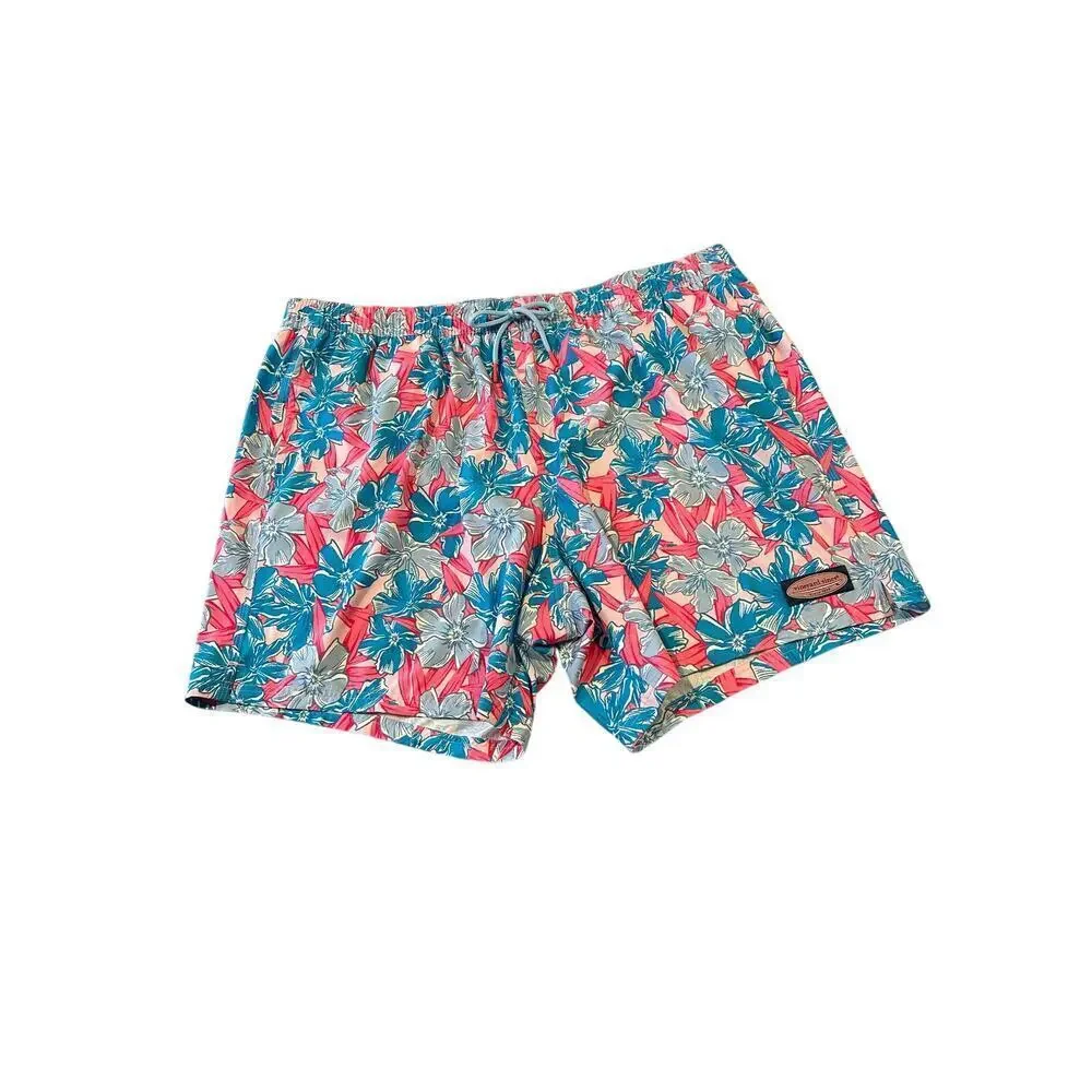 Vineyard Vines Men’s Chappy Print Swim Trunks Size 2XB Beach Cruise